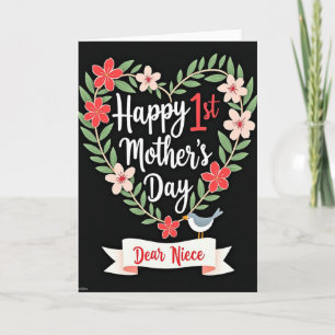 Floral First Mother Card