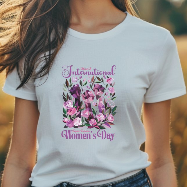 Floral Fists International Women's Day March 8 T-Shirt (Creator Uploaded)