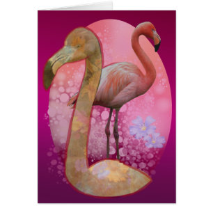 Floral Flamingo