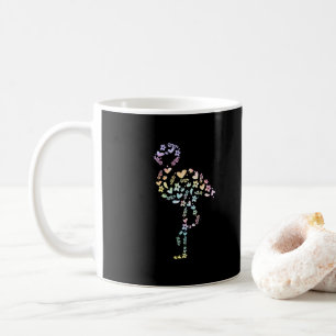 Floral Flamingo Cute Animal Aesthetic Lover Gift Coffee Mug