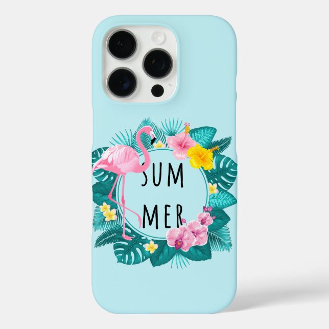 Floral Flamingo Summer Bliss  Case-Mate iPhone Case (Back)