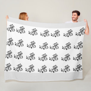 Floral Fleece Blanket