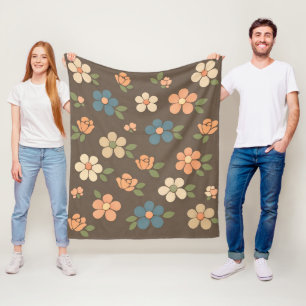 Floral Fleece Blanket