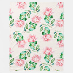 Floral Fleece Blanket