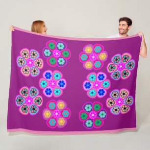 Floral Fleece Blanket