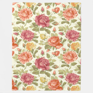 Floral Fleece Blanket
