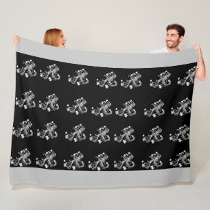 Floral Fleece Blanket