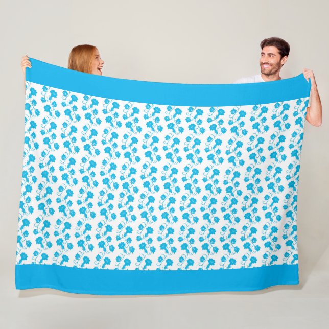 Floral Fleece Blanket (In Situ)