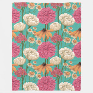 Floral Fleece Blanket