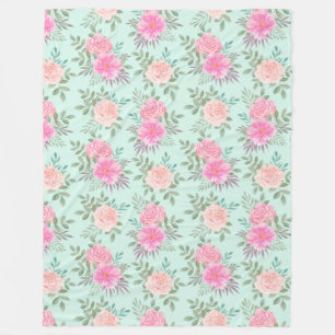 Floral Fleece Blanket