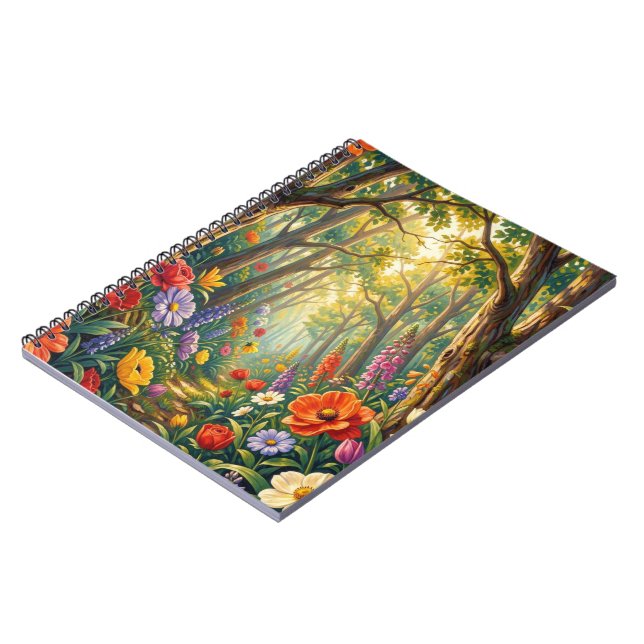 Floral florest notebook (Left Side)