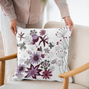 Floral Flower Colourful Cushion