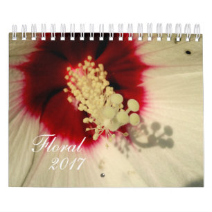 Floral Flower Photo  Calendar