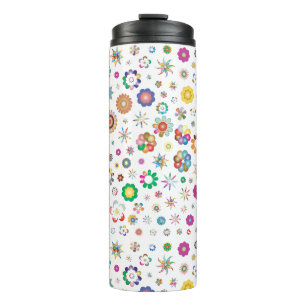floral flower spring summer colorful art thermal tumbler