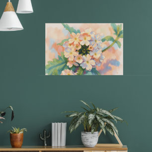 Floral Flower Watercolor Art Poster