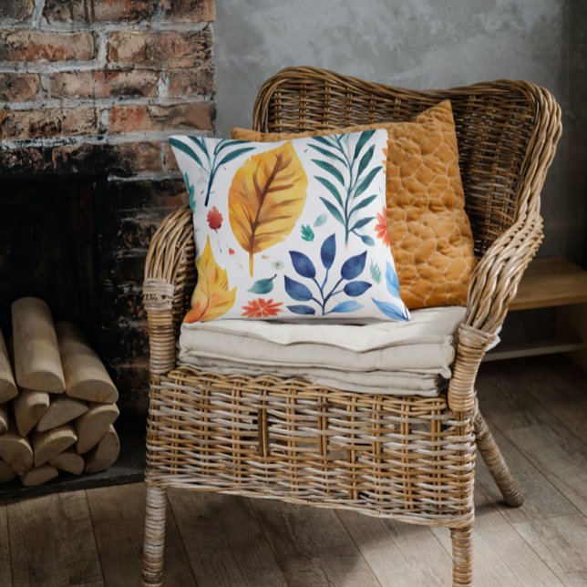 Floral Flowering Botanical Flowered Artful Botanic Cushion (Creator Uploaded)