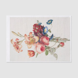 Floral Flowers Arrangement Decoupage Decoupaging  Tissue Paper