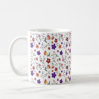 Floral Flowers Watercolor Coffee Mug