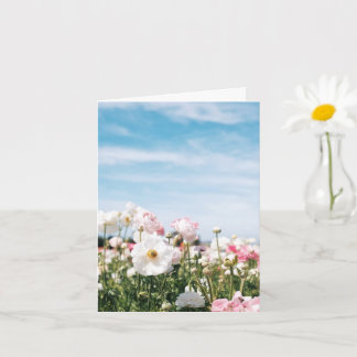 Floral Folded Greeting Card