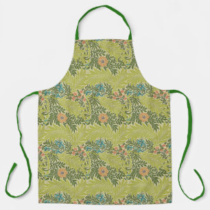 Floral Foliage Vintage William Morris Larkspur Apron
