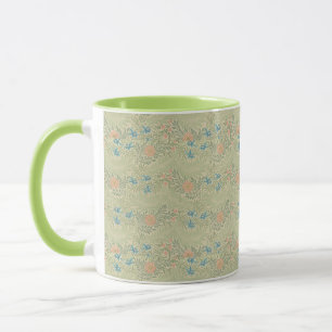 Floral Foliage Vintage William Morris Larkspur Mug