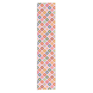 Floral Folk Art Dining Room Table Runner
