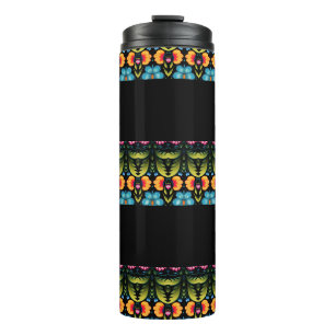 Floral Folk Art Modern Thermal Tumbler