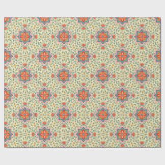 Floral Folk pattern Wrapping Paper