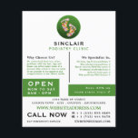Floral Footprints, Podiatry Clinic, Podiatrist Flyer<br><div class="desc">Floral Footprints,  Podiatry Clinic,  Podiatrist Advertising Flyer by The Business Card Store.</div>