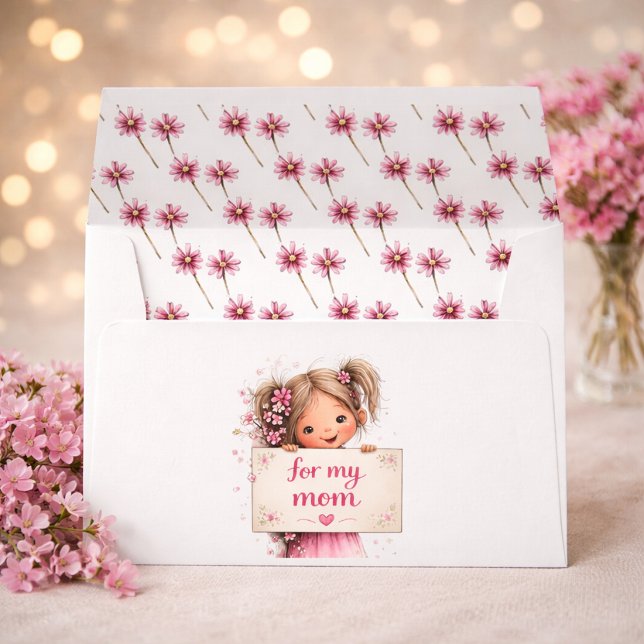 Floral “For My Mom” Envelope (Creator Uploaded)