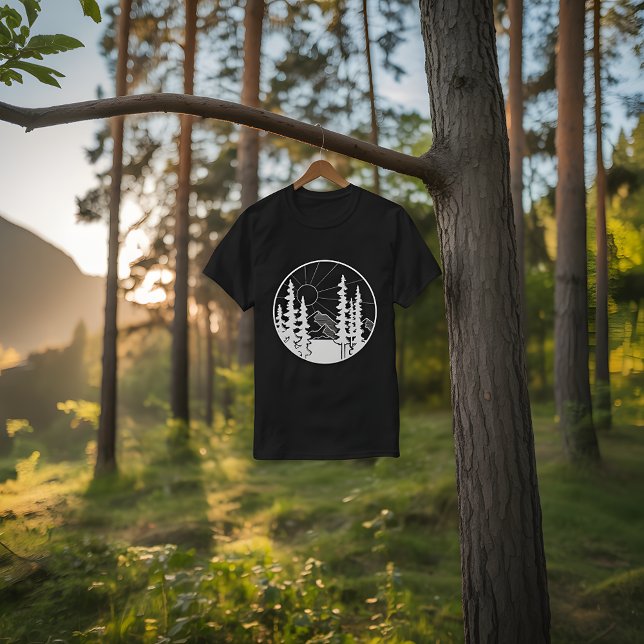 Floral Forest Circle Tree Loving Forest Tree T-Shirt (Creator Uploaded)