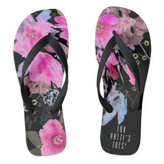 Floral Fountain Thongs