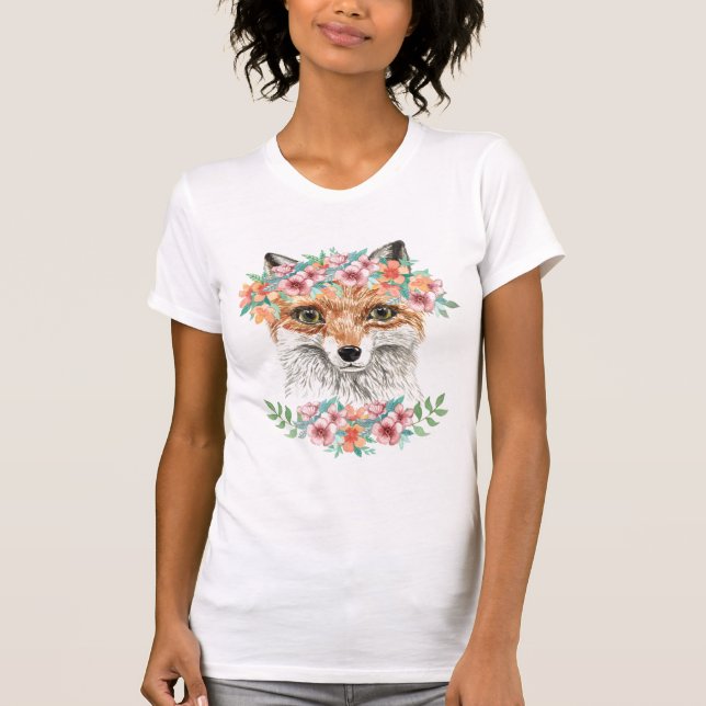 Floral Fox T-Shirt (Front)