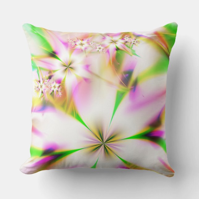 Floral fractal cushion (Front)