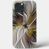 Floral Fractal, Fantasy Flower with Earth Colours
