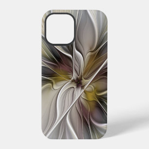 Floral Fractal, Fantasy Flower with Earth Colours iPhone 12 Pro Case