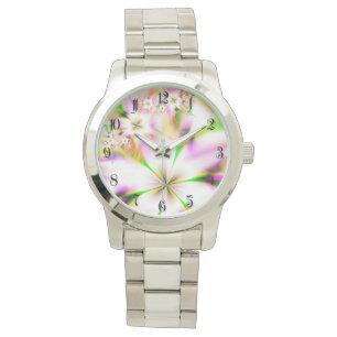 Floral fractal watch