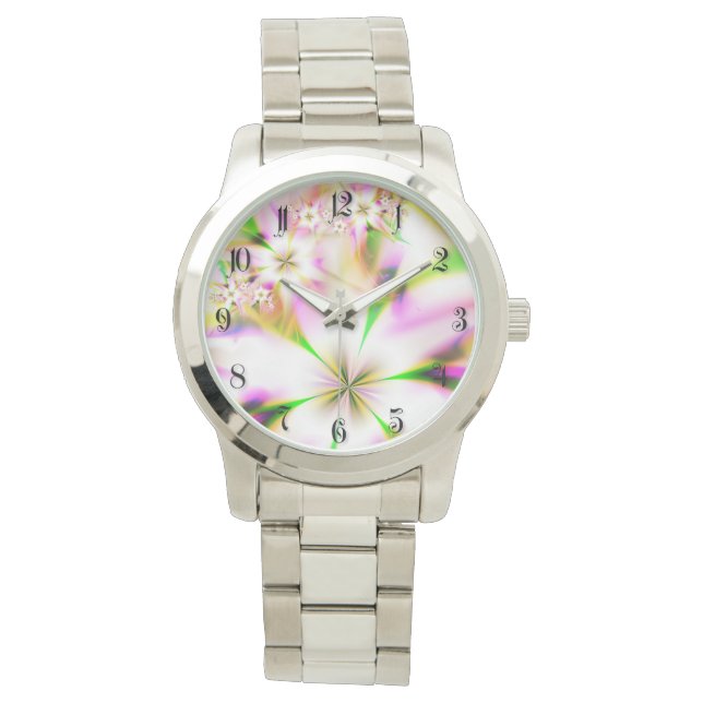 Floral fractal watch (Front)