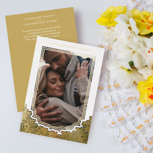 Floral Frame Photo Wedding Botanical Branches