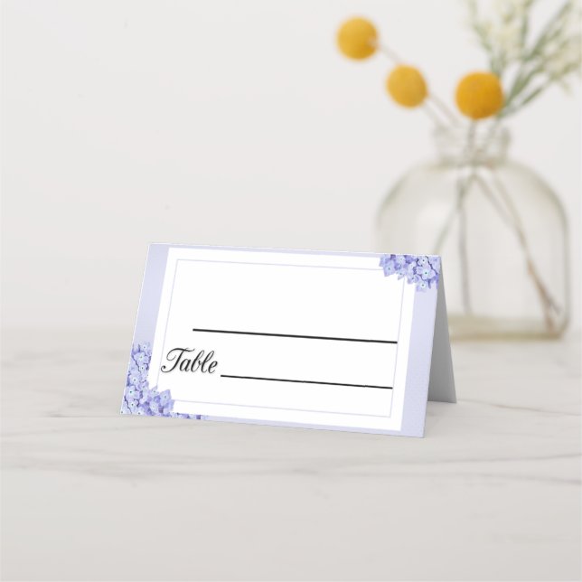 Floral frame place card (Front)
