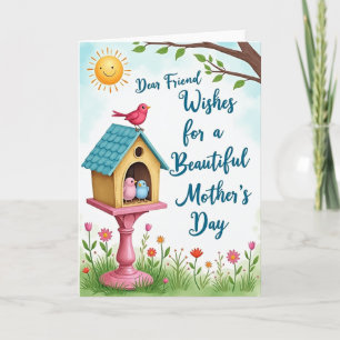 Floral Friend Mothers Day Wishes Card