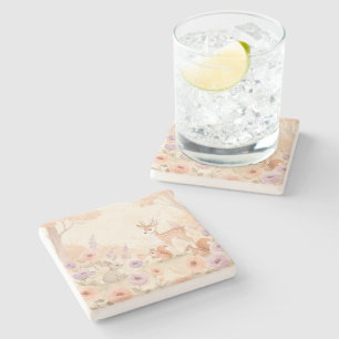 Floral Friends Stone Coaster