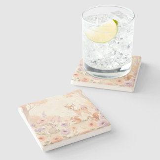 Floral Friends Stone Coaster