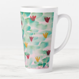 Floral Frolic Latte Mug