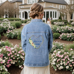Floral Fun Fashion Denim Jacket