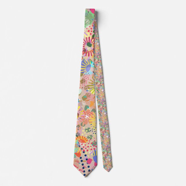 Floral funk tie (Front)
