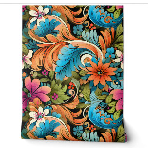 Floral Funkadelic Botanical Wallpaper