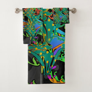 Floral Gala Bath Towel Set
