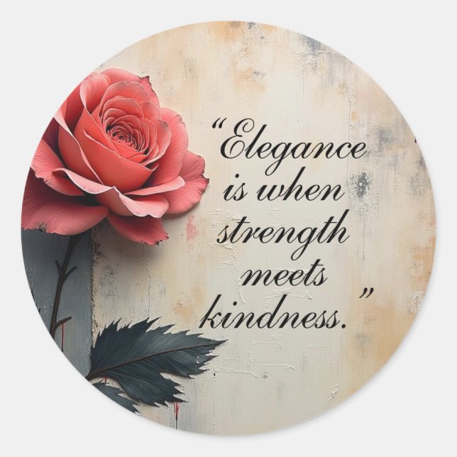 Floral Galore  Classic Round Sticker (Front)