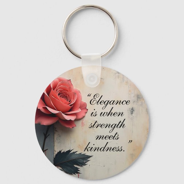 Floral Galore  Key Ring (Front)